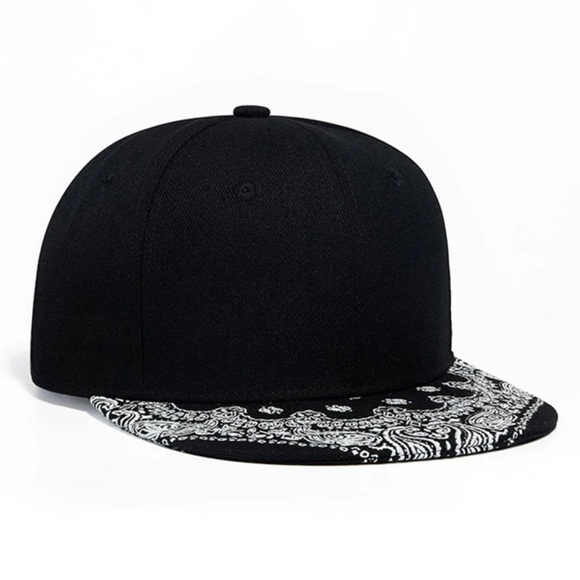 New Men Paisley Pattern Adjustable Casual Hip Hop Cap Hat - Picture 2 of 5